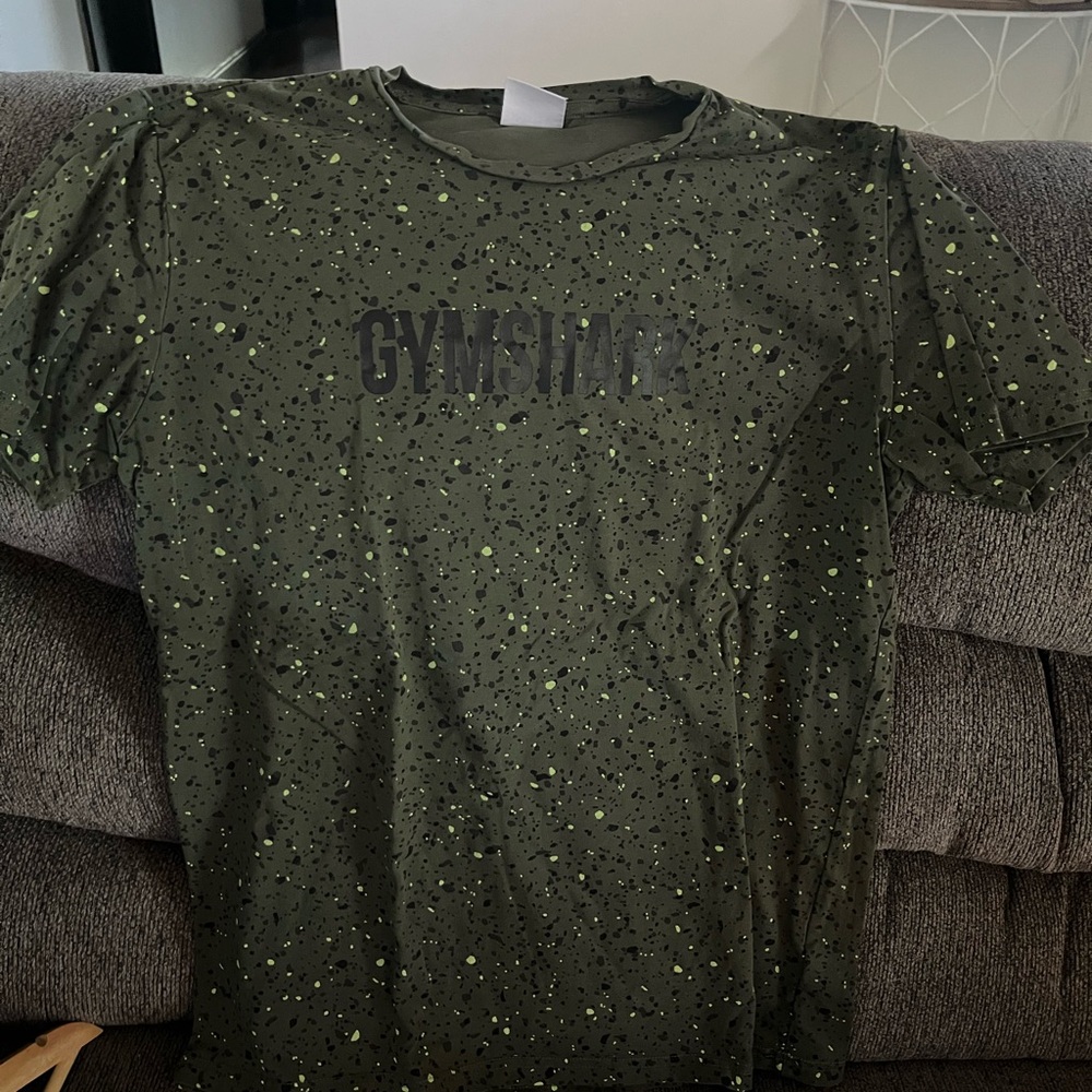 Gymshark Olive Speckled Tee